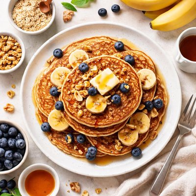 Image of Whole Wheat Banana Pancakes