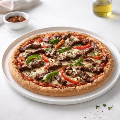 Image of Whole Wheat Beef N Pepper Pizza