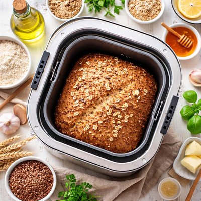 Image of Whole Wheat Bread in Breadmaker