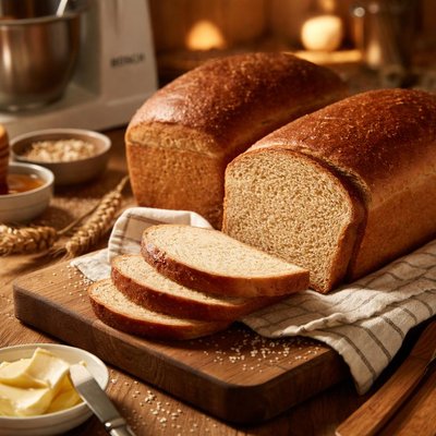 Image of Whole Wheat Bread Recipe for Bosch
