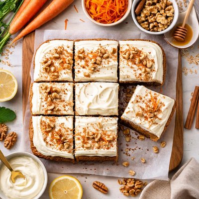 Image of Whole Wheat Carrot Cake with Cream Cheese Frosting
