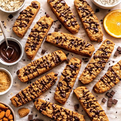 Image of Whole Wheat Chocolate Chunk Biscotti