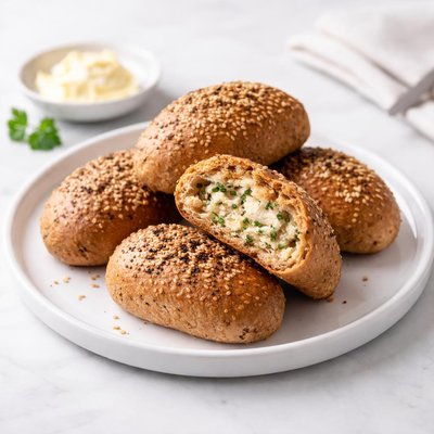 Image of Whole Wheat Cottage Cheese Rolls