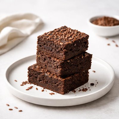 Image of Whole Wheat Flax Brownies