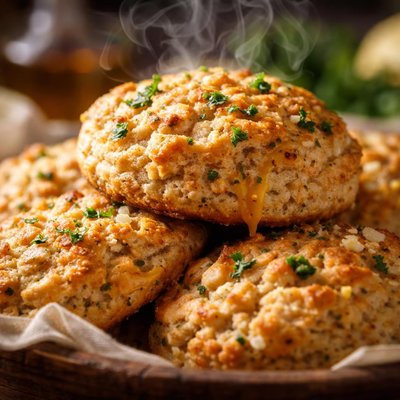 Image of Whole Wheat Garlic Cheddar Biscuits
