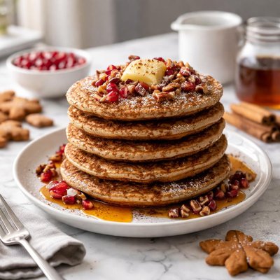 Image of Whole Wheat Gingerbread Pancakes