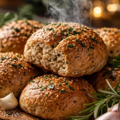 Image of Whole Wheat Herb Rolls
