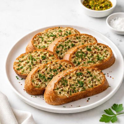 Image of Whole Wheat Herbed Garlic Bread