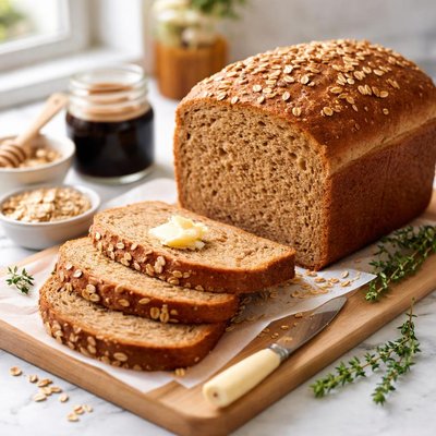 Image of Whole Wheat Molasses Bread Bread Machine