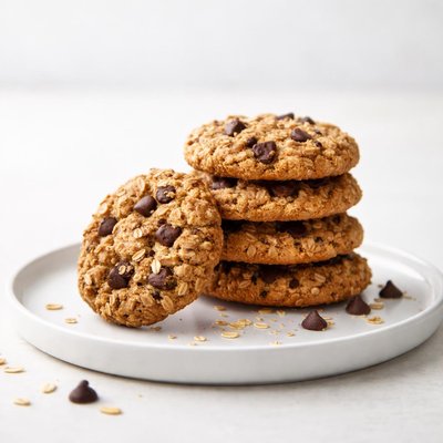 Image of Whole Wheat Oatmeal and Chocolate Chip Cookies