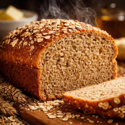 Image of Whole Wheat Oatmeal Bread Bread Machine