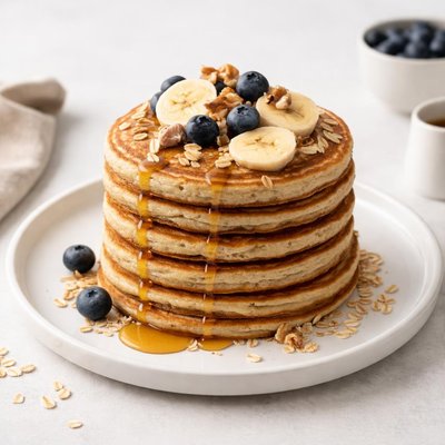 Image of Whole Wheat Oatmeal Pancakes