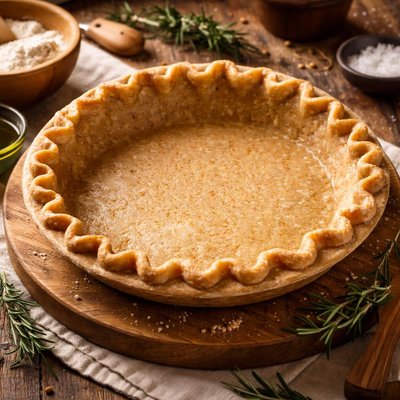 Image of Whole Wheat Olive Oil Pie Crust