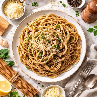 Image of Whole Wheat Pasta with Pecorino and Pepper