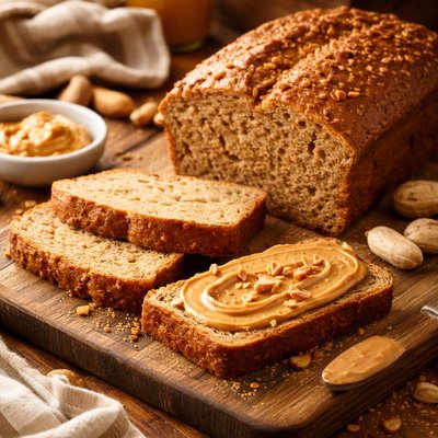 Image of Whole Wheat Peanut Butter Bread
