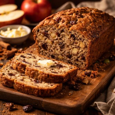 Image of Whole Wheat Raisin Apple Bread