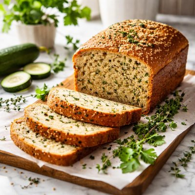 Image of Whole Wheat Zucchini Herb Bread Bread Machine