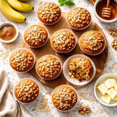 Image of Wholemeal Banana Muffins