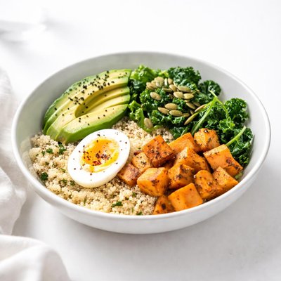 Image of Cuenco de desayuno saludable sin frutos secos