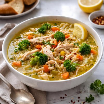 Image of Whoopee Twice Chicken Veggie Soup with Rice