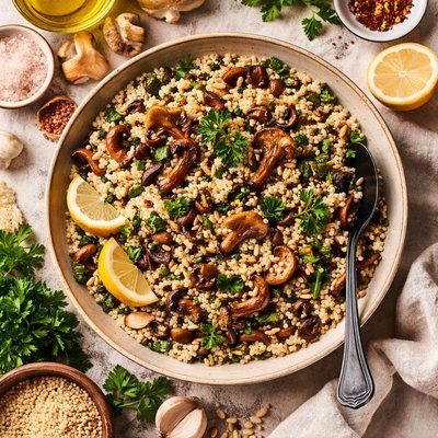 Image of Wild Forest Mushroom Couscous