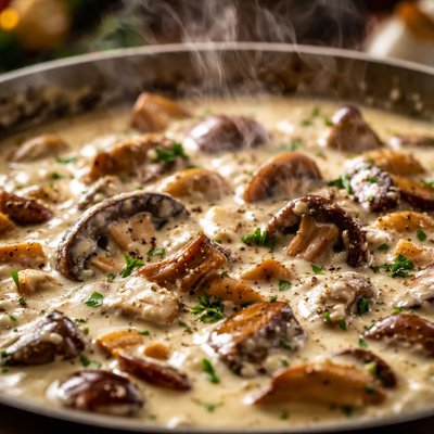 Image of Wild Mushroom Cream Sauce