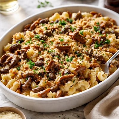 Image of Wild Mushroom Macaroni and Cheese
