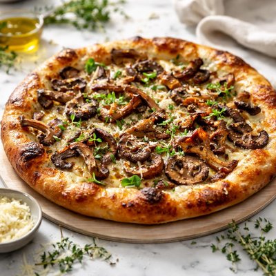 Image of Wild Mushroom Pizza with Truffle Oil