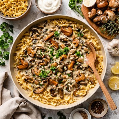 Image of Wild Mushroom Stroganoff