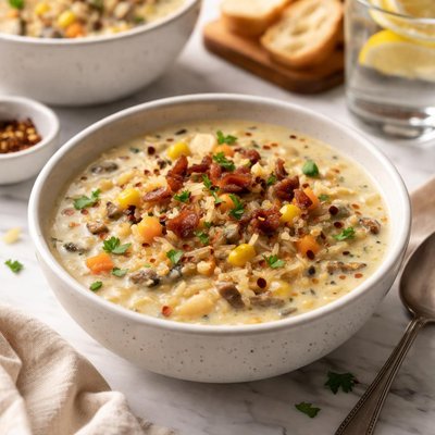 Image of Wild Rice and Corn Chowder