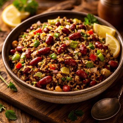 Image of Wild Rice and Kidney Bean Salad