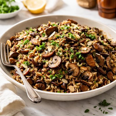 Image of Wild Rice and Mushroom Pilaf