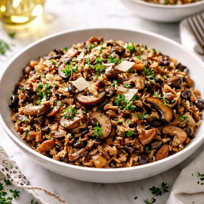 Image of Wild Rice and Mushrooms
