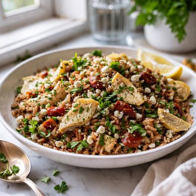 Image of Wild Rice Artichoke Hearts