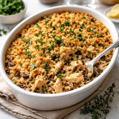 Image of Wild Rice Chicken Casserole