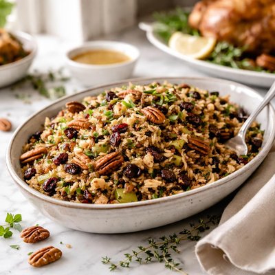 Image of Wild Rice Pecan Stuffing for Poultry