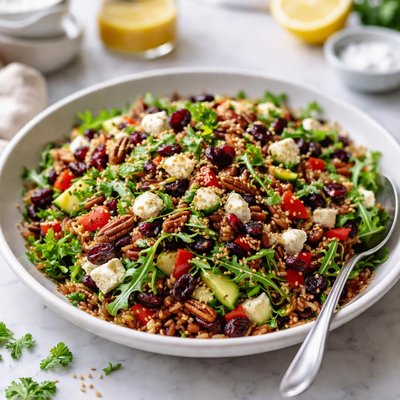 Image of Wild Rice Salad with Mustard Honey Dressing