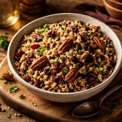 Image of Wild Rice with Cranberries Pecans