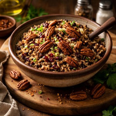 Image of Wild Rice with Spicy Pecans