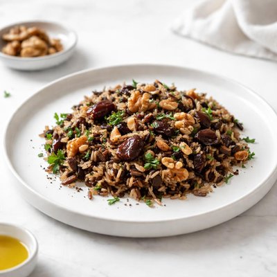 Image of Wild Rice with Walnuts and Dates