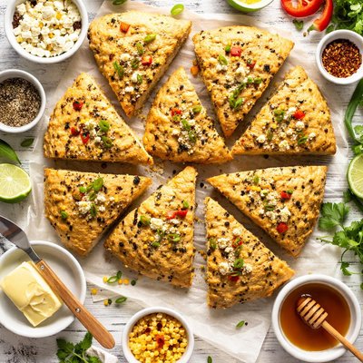 Image of Williamsburg Peppered Cornmeal Scones