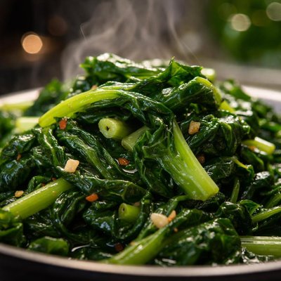 Image of Wilted Mustard Greens