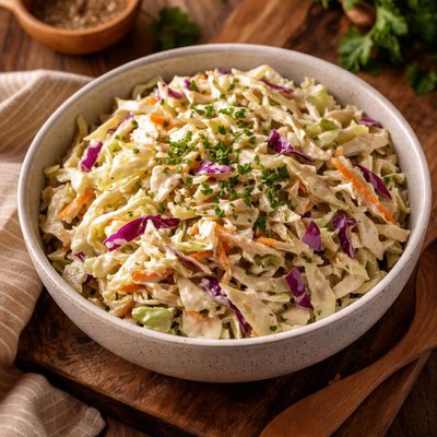 Image of Wilted Sour Cream Cole Slaw