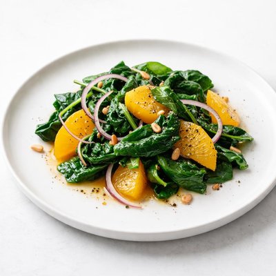 Image of Wilted Spinach and Orange Salad