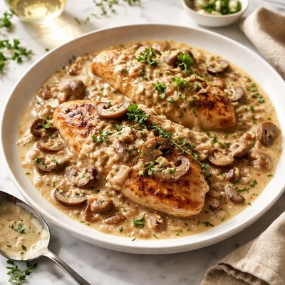 Image of Wine and Mushroom Sauce