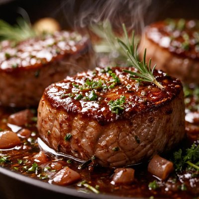 Image of Wine Basted Pork Medallions