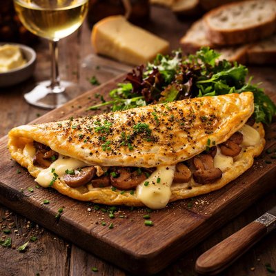 Image of Wine Cheese Omelet