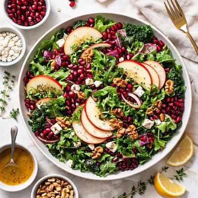 Image of Winter Greens and Walnut Salad