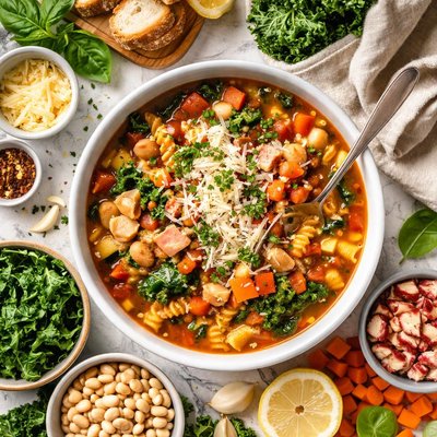 Image of Winter Minestrone Very Delicious and Hardy