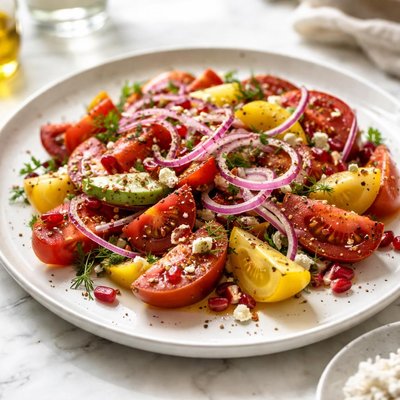 Image of Winter Onion and Tomato Salad